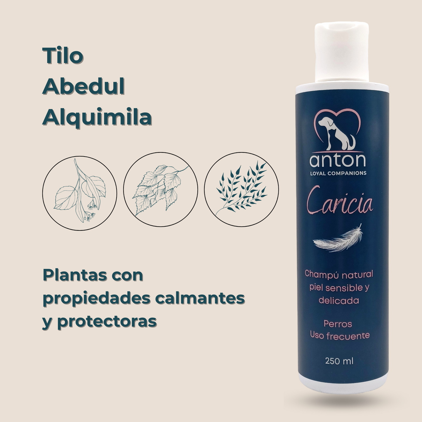 Champú natural para piel sensible de perros – Pack 3 x 250 ml_3