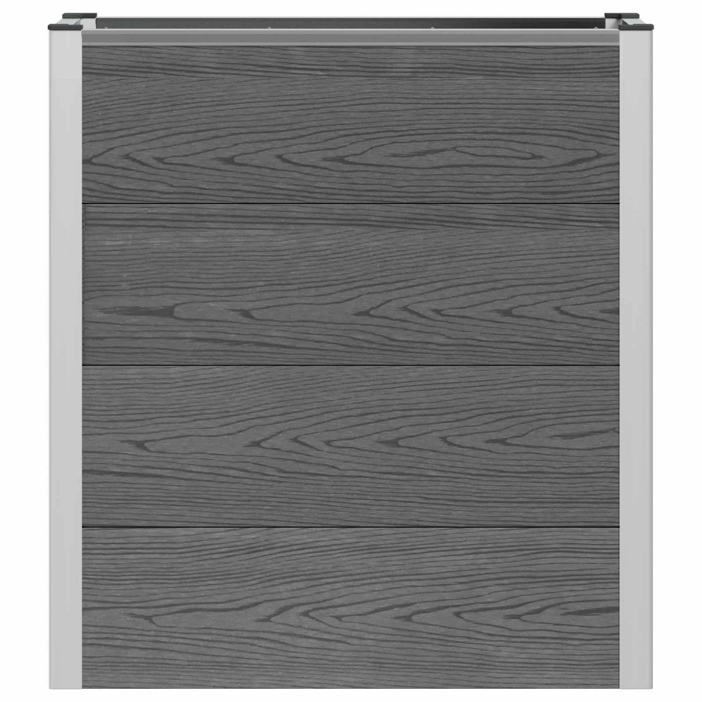 Arriate Elevado Gris 75 X 30 X 82 Cm Wpc Y Aluminio_3