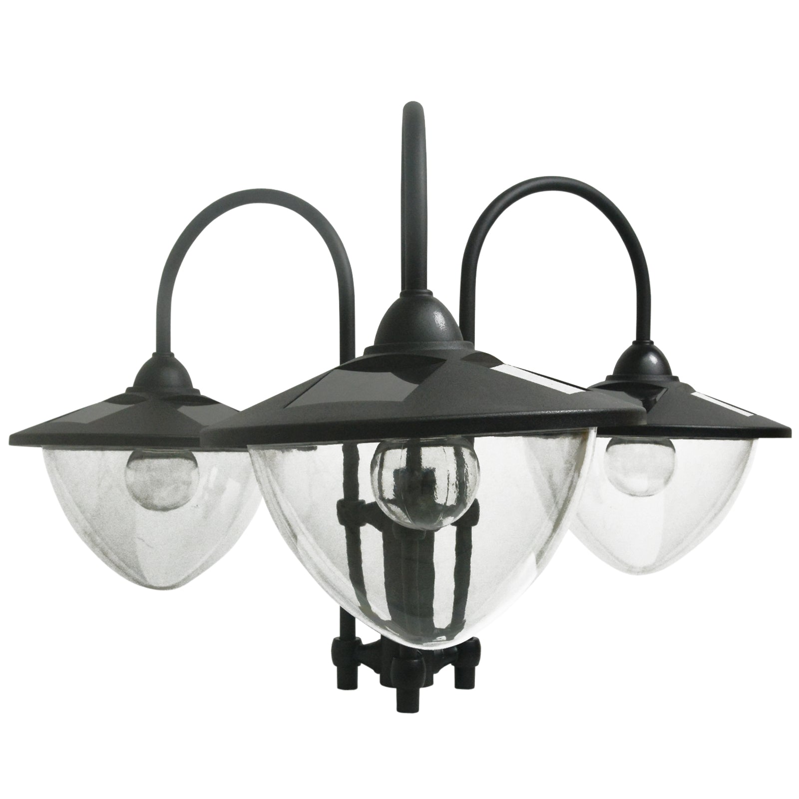 Outsunny Farol Solar De Jardín 189 Cm Con 18 Luces Led Blanca Fría 6000k Ip44_4