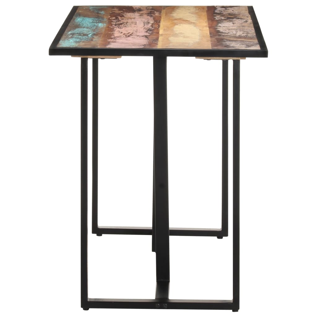 Mesa De Comedor De Madera Maciza Reciclada 120 Cm_1