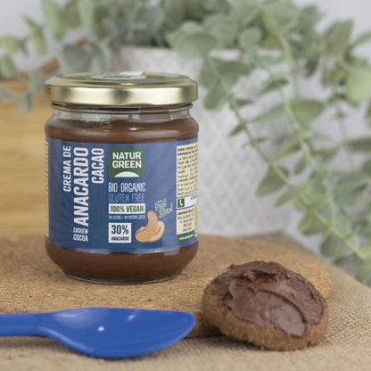 Creme de Caju com Cacau Biológico NaturGreen 250g