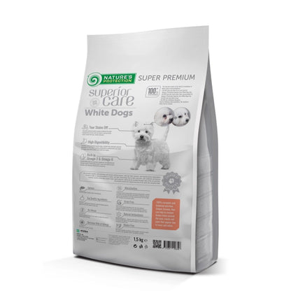 Nature's Protection White Dog Food Sem Grão Salmão Adulto Raças Pequenas 10 Kg