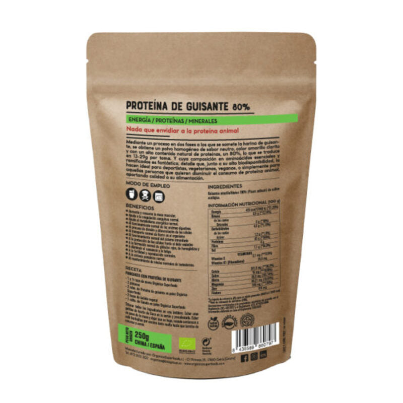 Proteína De Guisante Raw Sin Gluten Bio_1