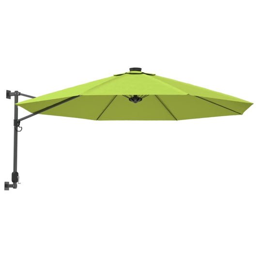 Vidaxl Sombrilla De Pared Verde Manzana 290 Cm_0