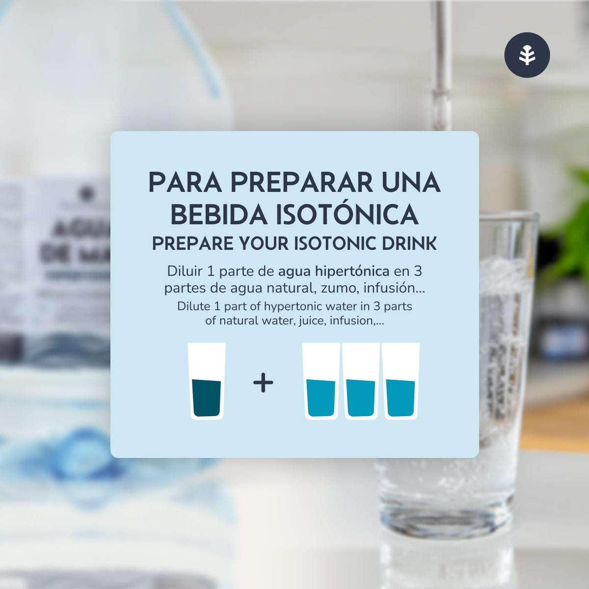Pack de 2 Águas do Mar Hipertónicas em Garrafa de 5 L da Planeta Huerto