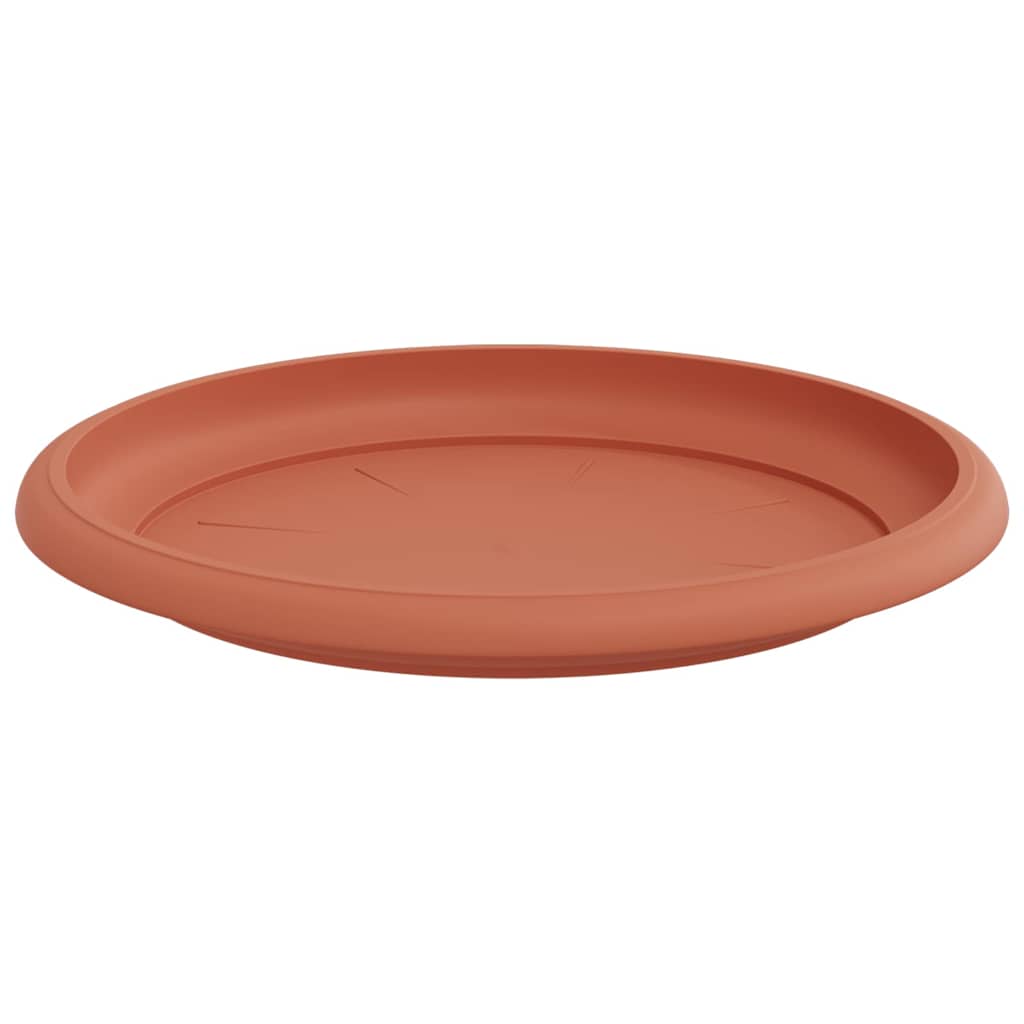 Bandeja Redonda Para Flores 24 Uds. Rojo Ladrillo Ø 19 X 2 Cm_4
