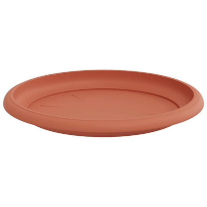 Bandeja Redonda Para Flores 24 Uds. Rojo Ladrillo Ø 19 X 2 Cm_4