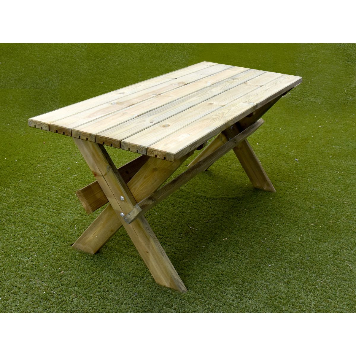Mesa de madeira natural Faura