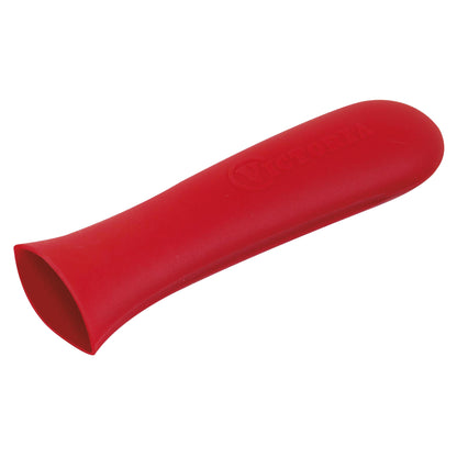 Victoria Funda Silicona Mango Protector Para Sartenes De Hierro Fundido Ø 16,5-20 Cm Resistente Al Calor, 35624, Rojo_1