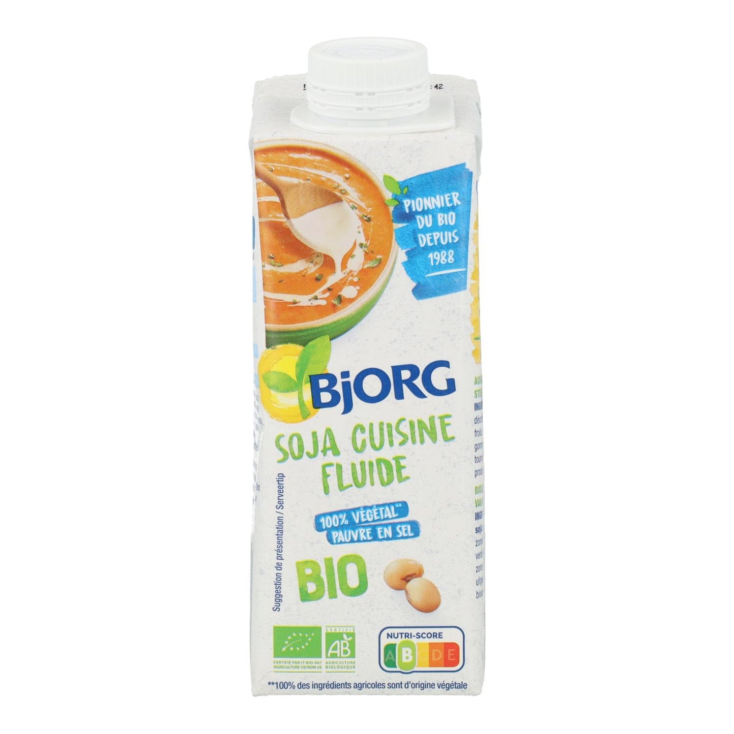 Bjorg Creme de Soja para Cozinhar 250 ml