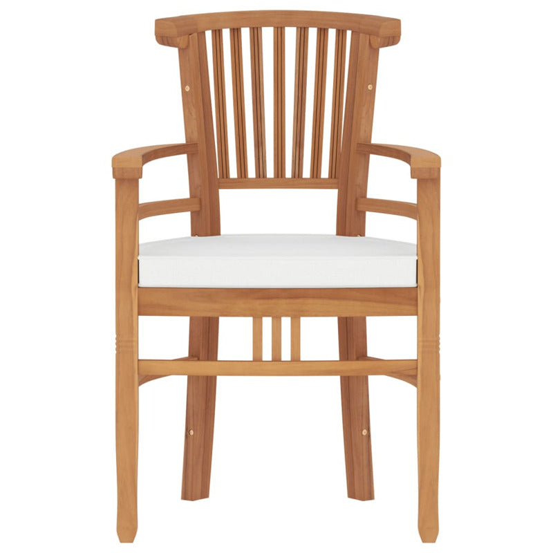 Vidaxl Juego De Comedor De Jardín 7 Piezas Madera Maciza De Teca_4