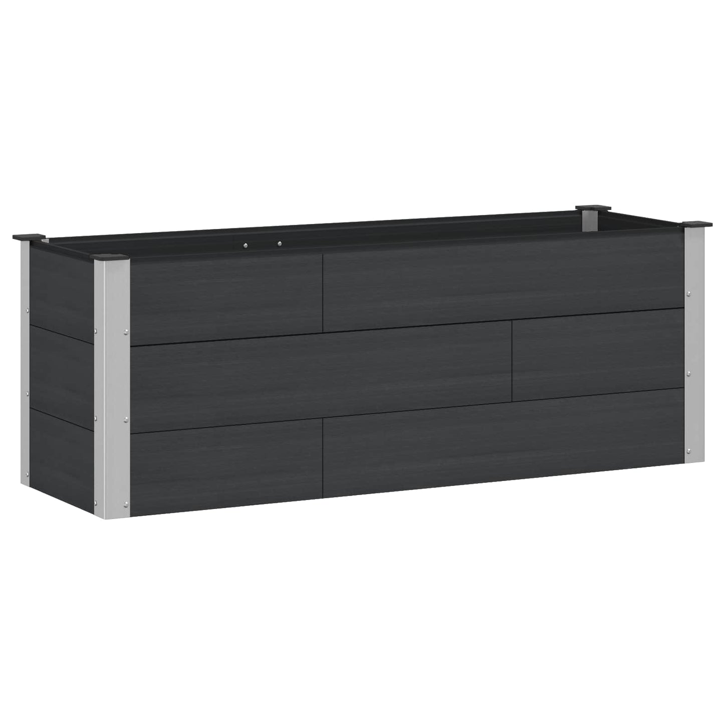Arriate Elevado Negro 150 X 50 X 54 Cm_0