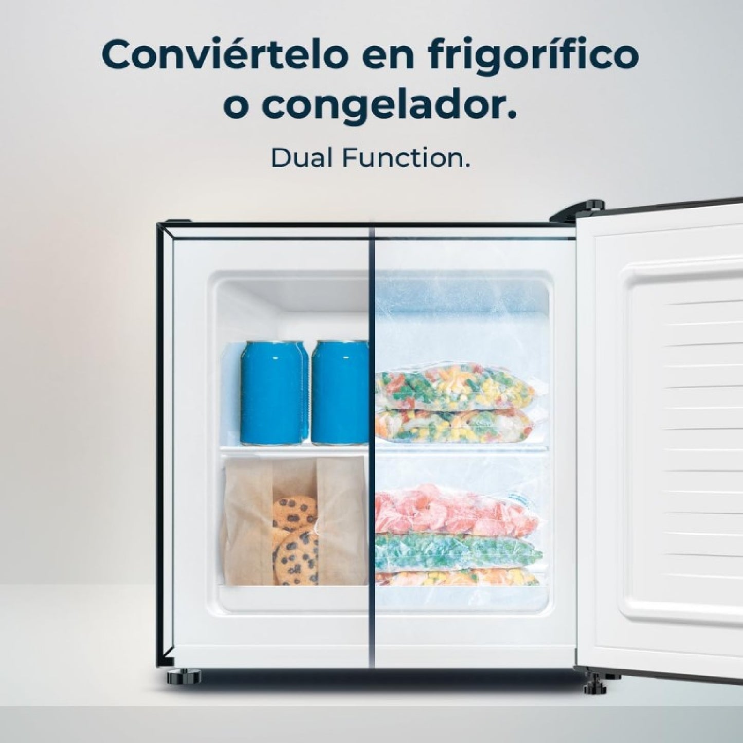 Cecotec Mini Frigorífico Bolero Coolmarket Tt 31 Dual Black E_3