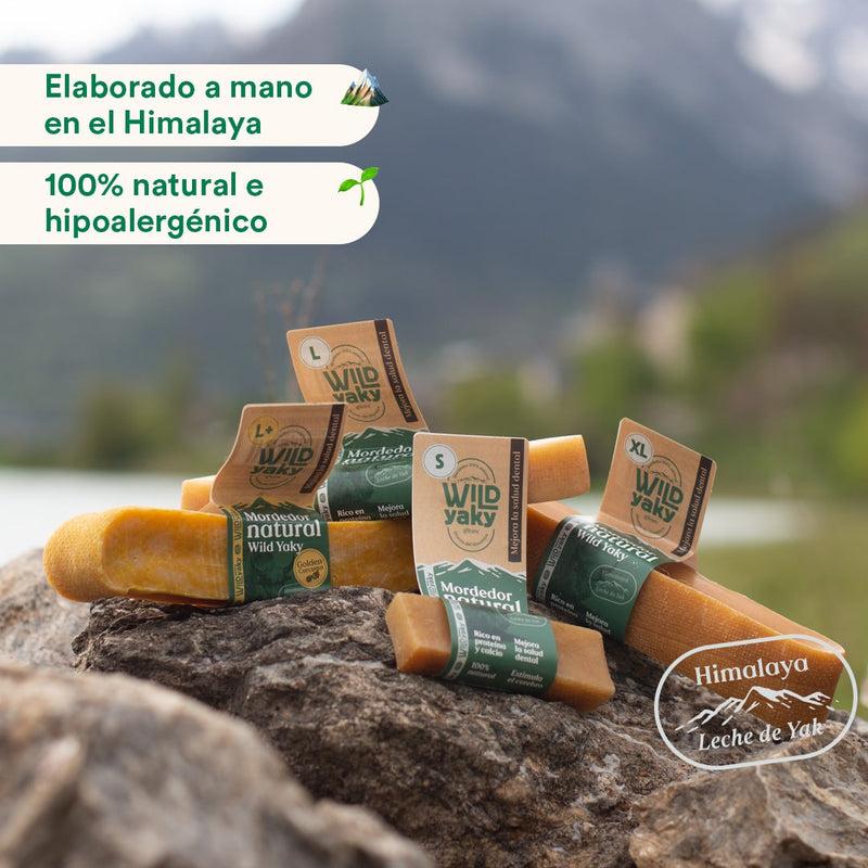 Barra de leite de iaque do Himalaia Wild Yaky Golden Teether com curcuma Wild Balance 1 unid.
