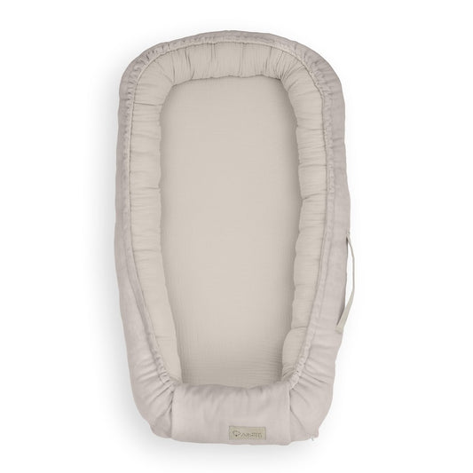 Cuna Nido Colecho Bebe Muselina Beige_0