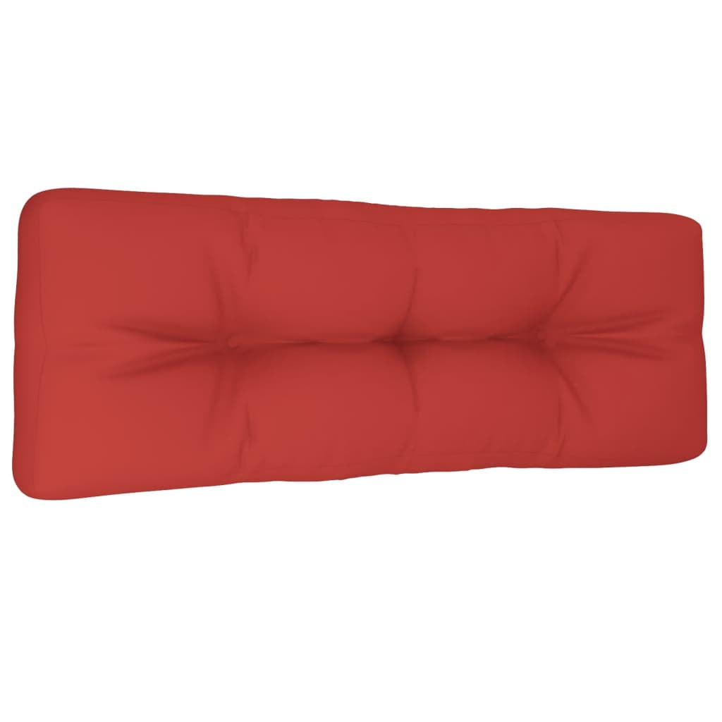 Vidaxl Cojín Para Sofá De Palets De Tela Rojo 120x40x12 Cm_0