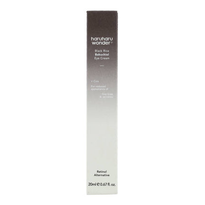 Contorno de ojos Black Rice Bakuchiol Eye Cream haruharu wonder 20 ml