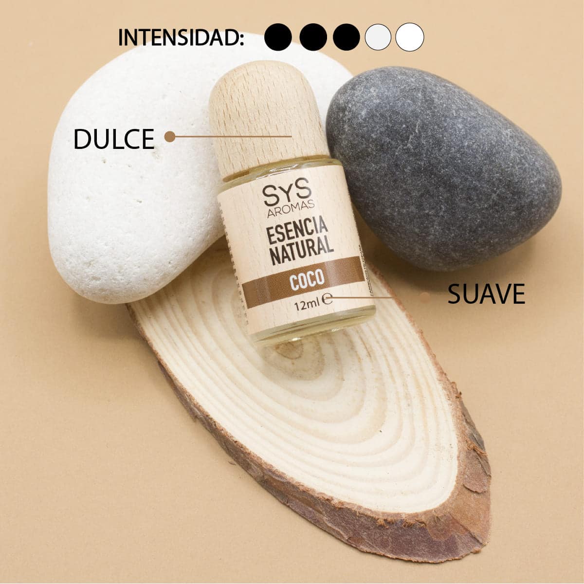 Esencia Natural Coco SYS Aromas 12 ml | Aroma Dulce y Afrutado | Para Quemadores y Humidificadores_2