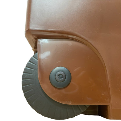 Contenedor Wellhome Reciclo 110 Litros, Cerrado Con Tapa, Ideal Para Reciclaje De Residuos Orgánicos, Con Ruedas + 3x Bolsas De Basura De 10 Unidades_5