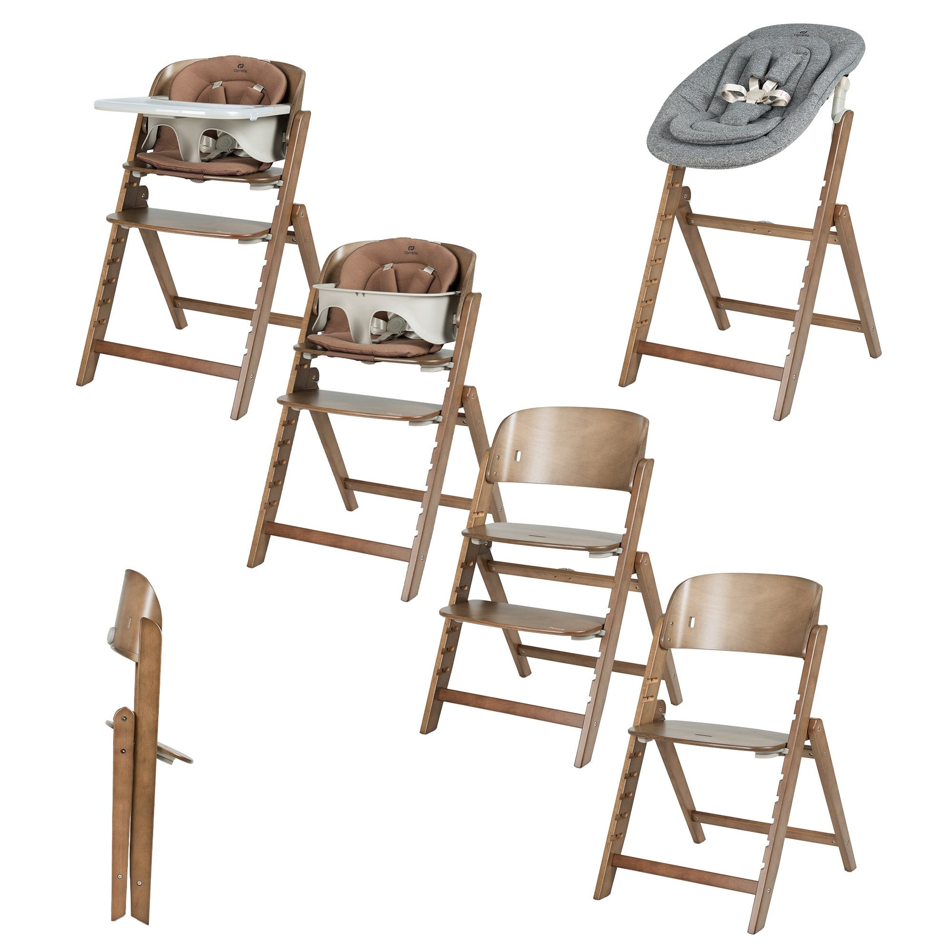 Carrello Trona Evolutiva Para Bebé Focus Moka Brown_1