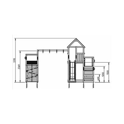 Parque Infantil Masgames Penthouse Xl Con Challenger._3