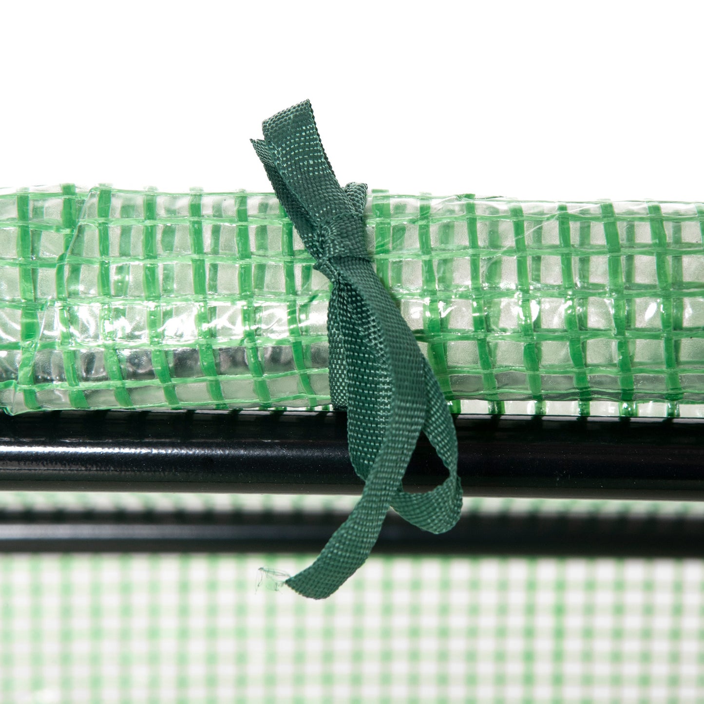 Outsunny Invernadero De Terraza 120x60x60 Cm Acero Con 2 Ventanas Verde_3