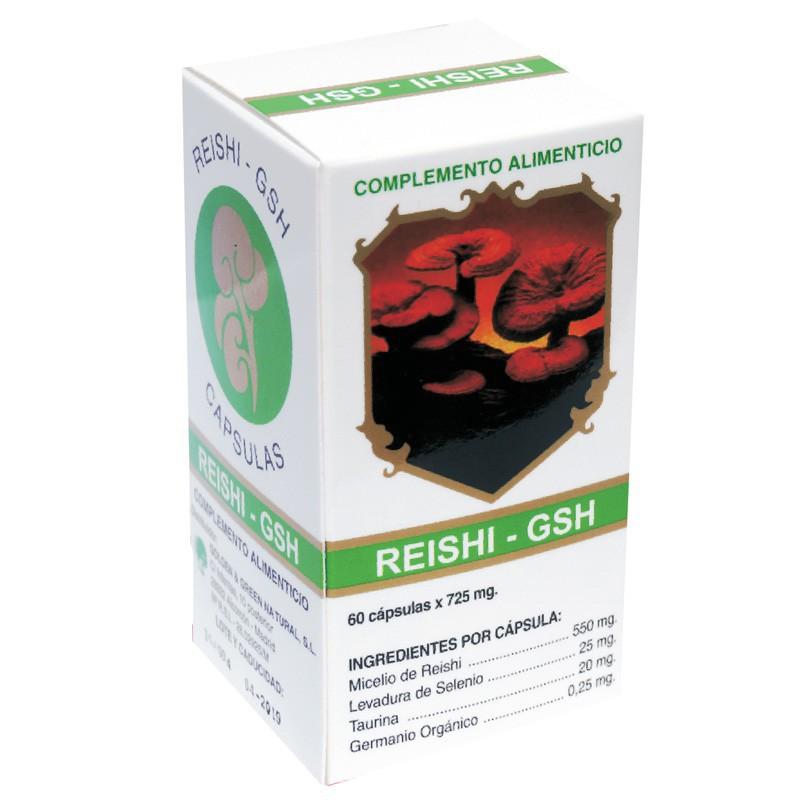 Reishi Gsh 120 Cápsulas Douradas