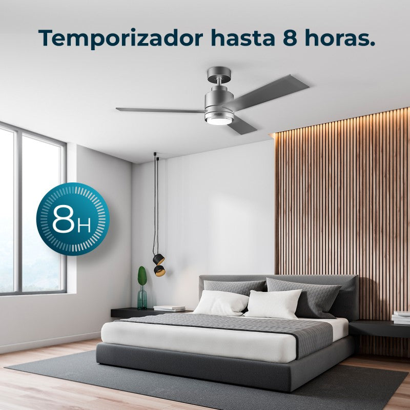 Cecotec Ventilador De Techo Con Luz Ventilador De Techo Energysilence Aero 4850 Style Steel_3
