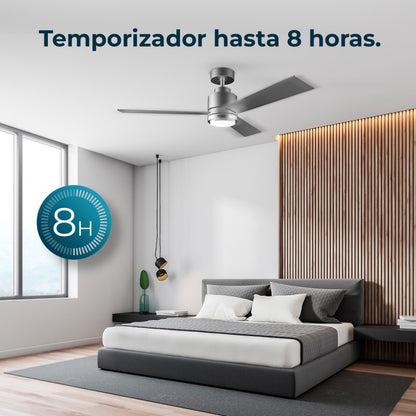 Cecotec Ventilador De Techo Con Luz Ventilador De Techo Energysilence Aero 4850 Style Steel_4