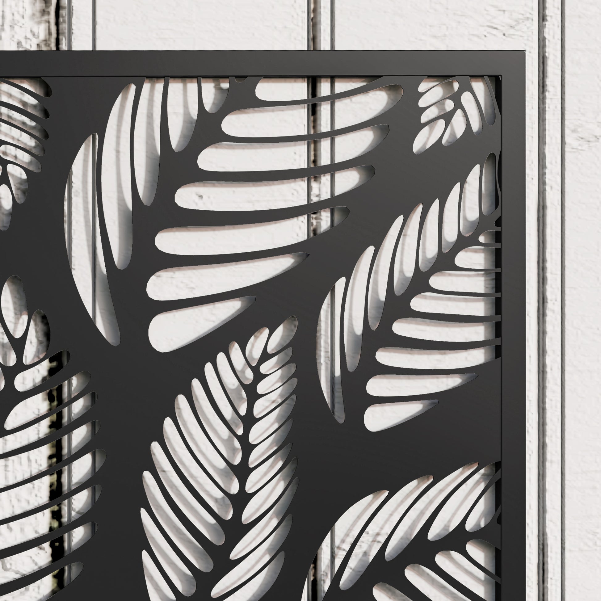 Outsunny Jardinera Exterior Grande De Metal Con Pantalla De Privacidad Negro_3