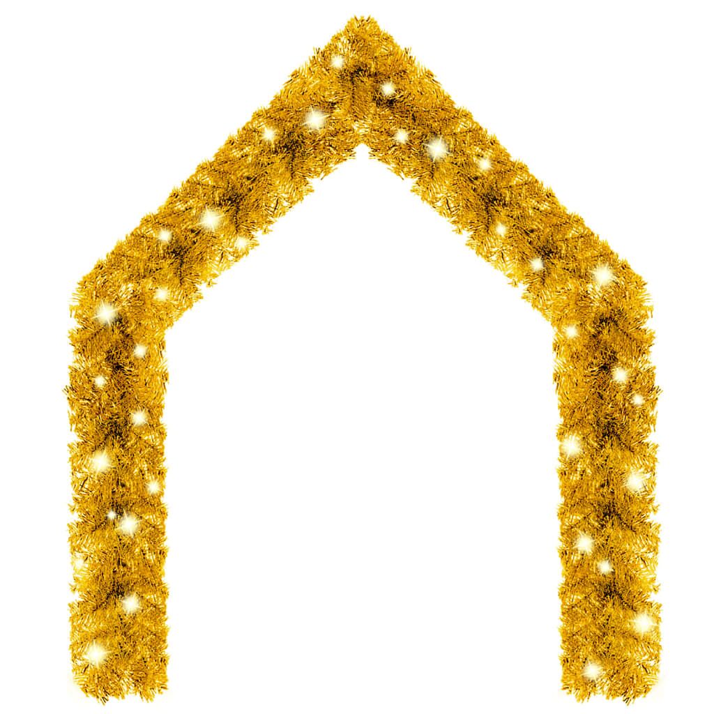 Vidaxl Guirnalda De Navidad Con Luces Led Dorado 20 M_1