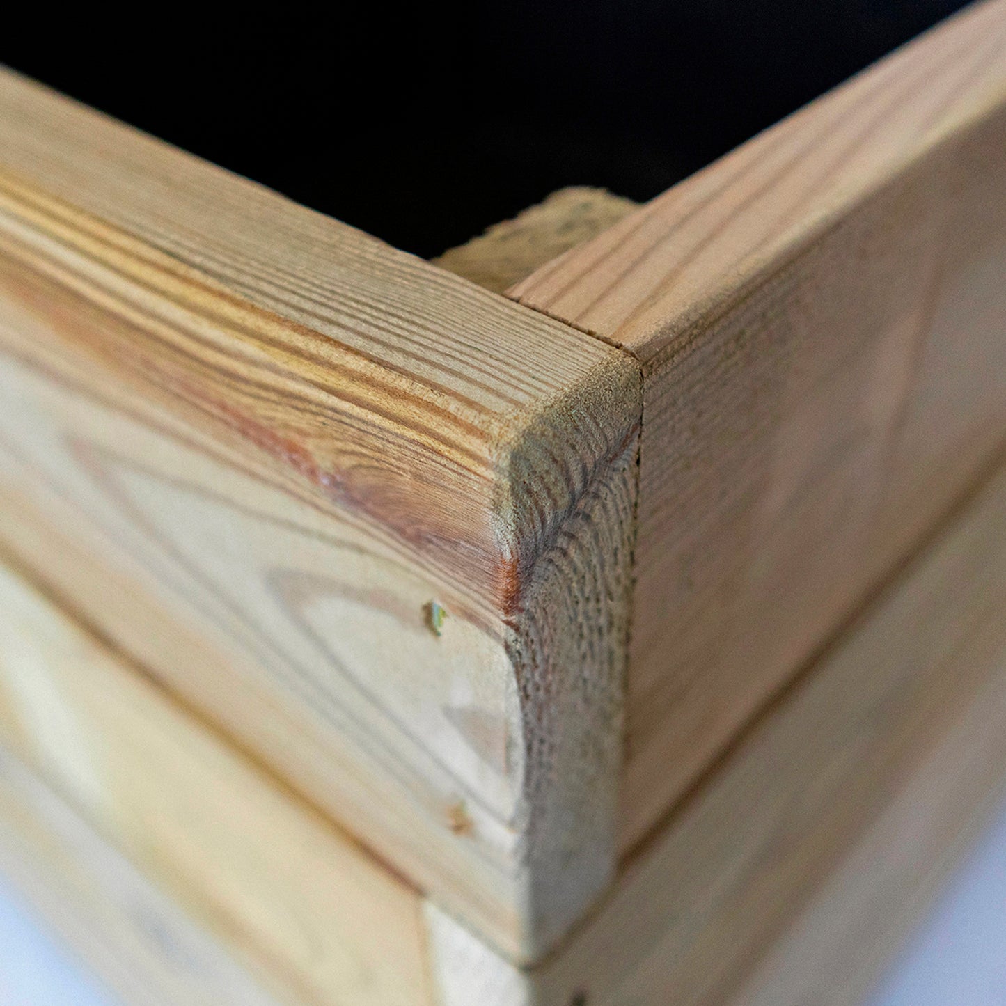 Jardinera Rectangular De Madera Tratada Para Exterior Ghio Hortalia 120x45x40 Cm_2