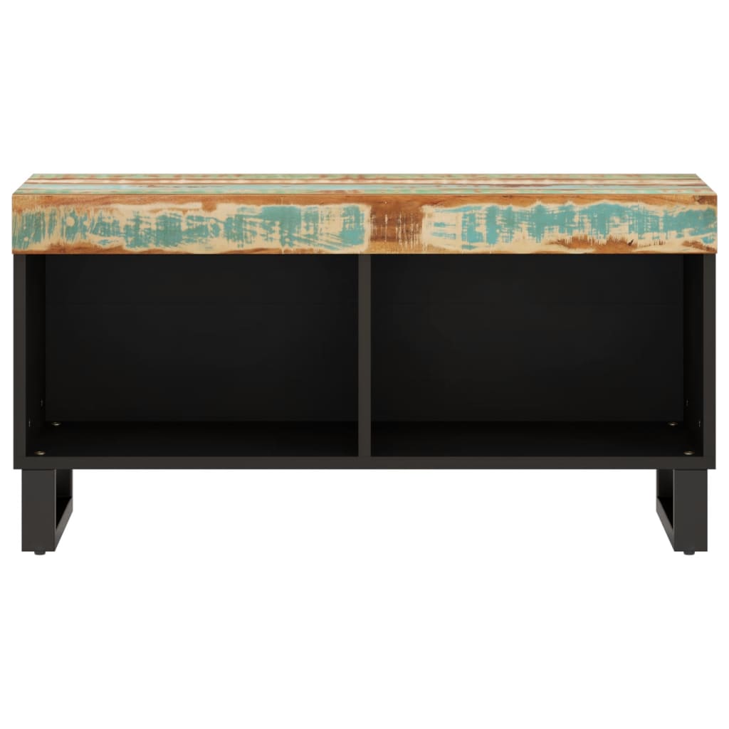 Mueble De Tv Madera Maciza Reciclada 85x33x43,5 Cm_2