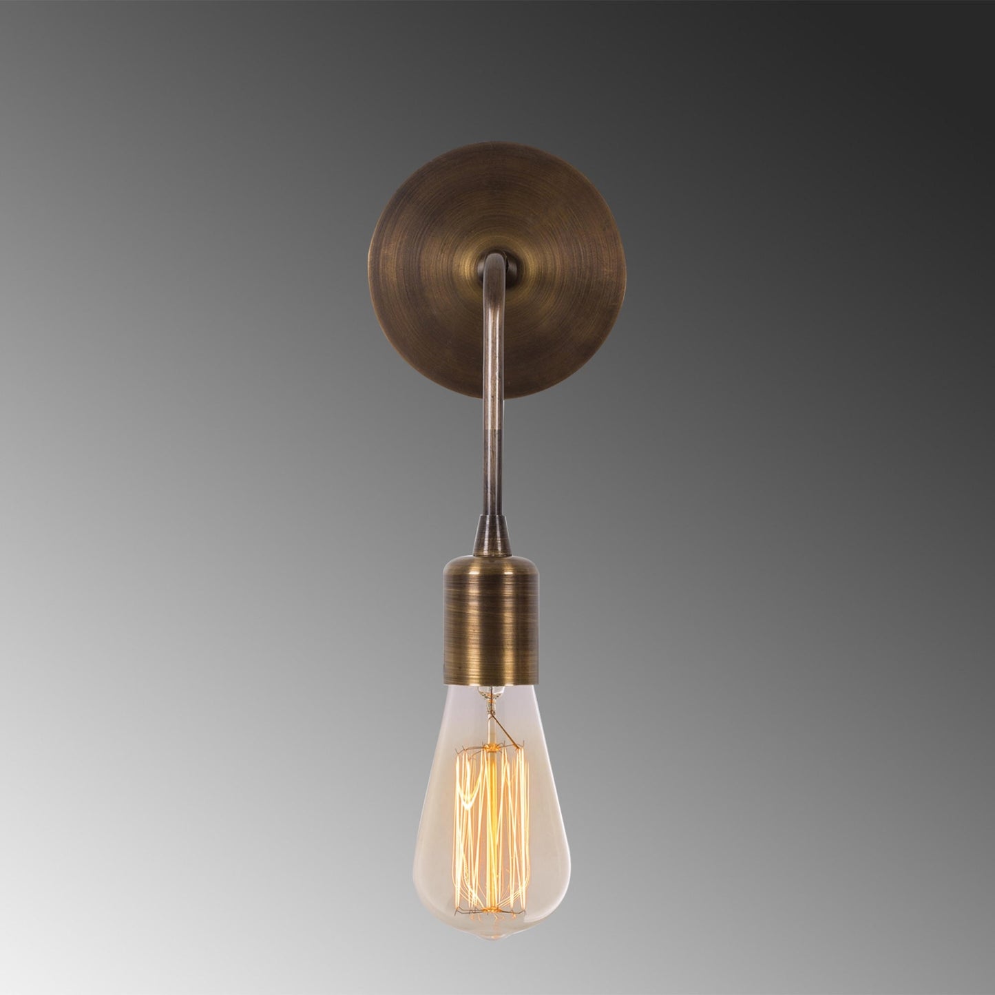 Aplique De Pared Colgante, Metal , Vintage, 6x12x27, Casquillo E 27 Max 40 W_2