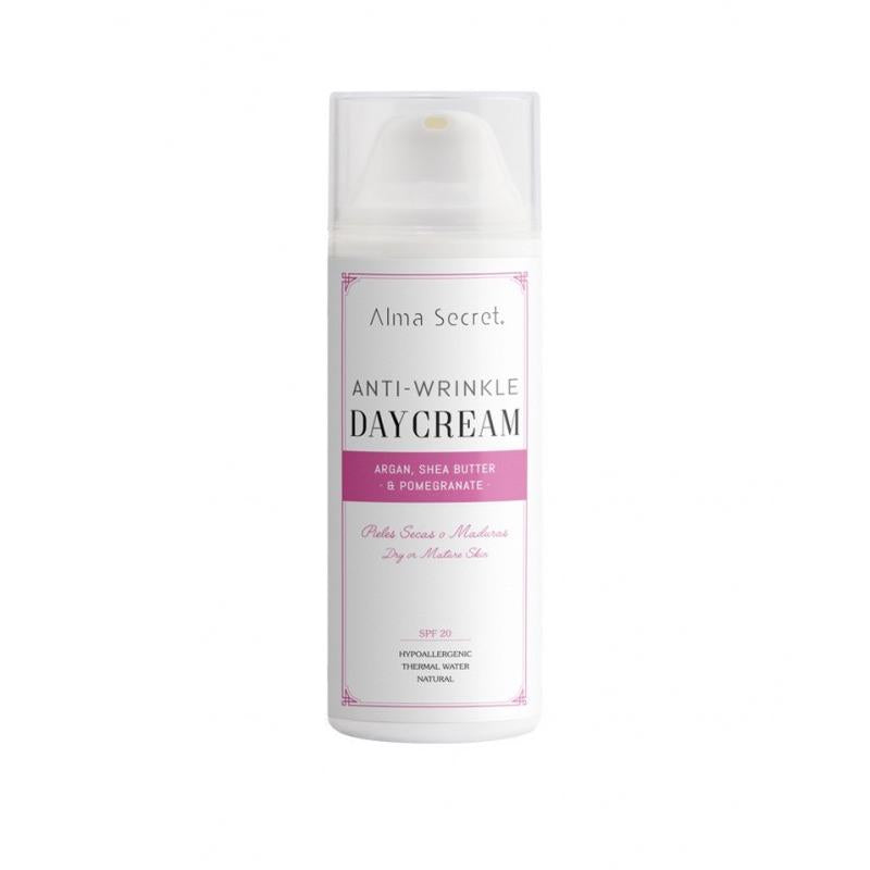 Alma Secret Creme Anti-Rugas de Dia com Argão, Karité e Romã FPS 20 50 ml