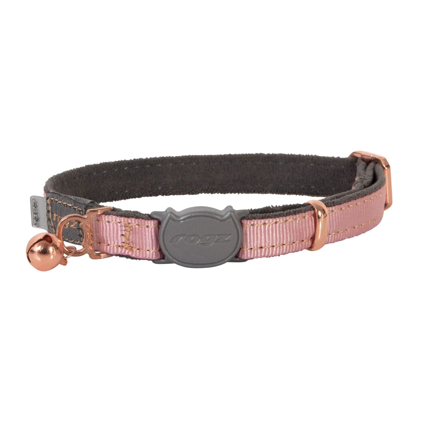 Rogz Collar Para Gato Rosa Con Bronce Urbancat Cb271-pb_0