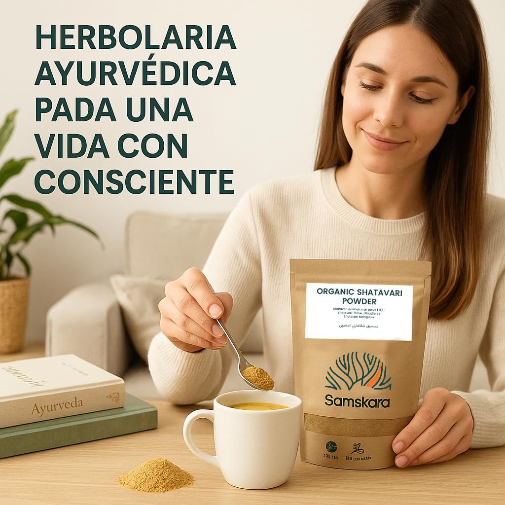Shatavari En Polvo Bio - 150g | Superalimento Ecológico Vegano Para Batidos, Smoothies Y Zumos, Sin Azúcares Añadidos_3