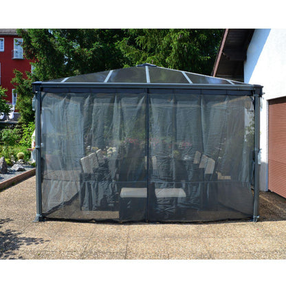Conjunto de redes mosquiteiras para gazebo gazebo Palermo 3000/3500/3600 + Milano 3000 + Martinique 3600 Canopia da Palram