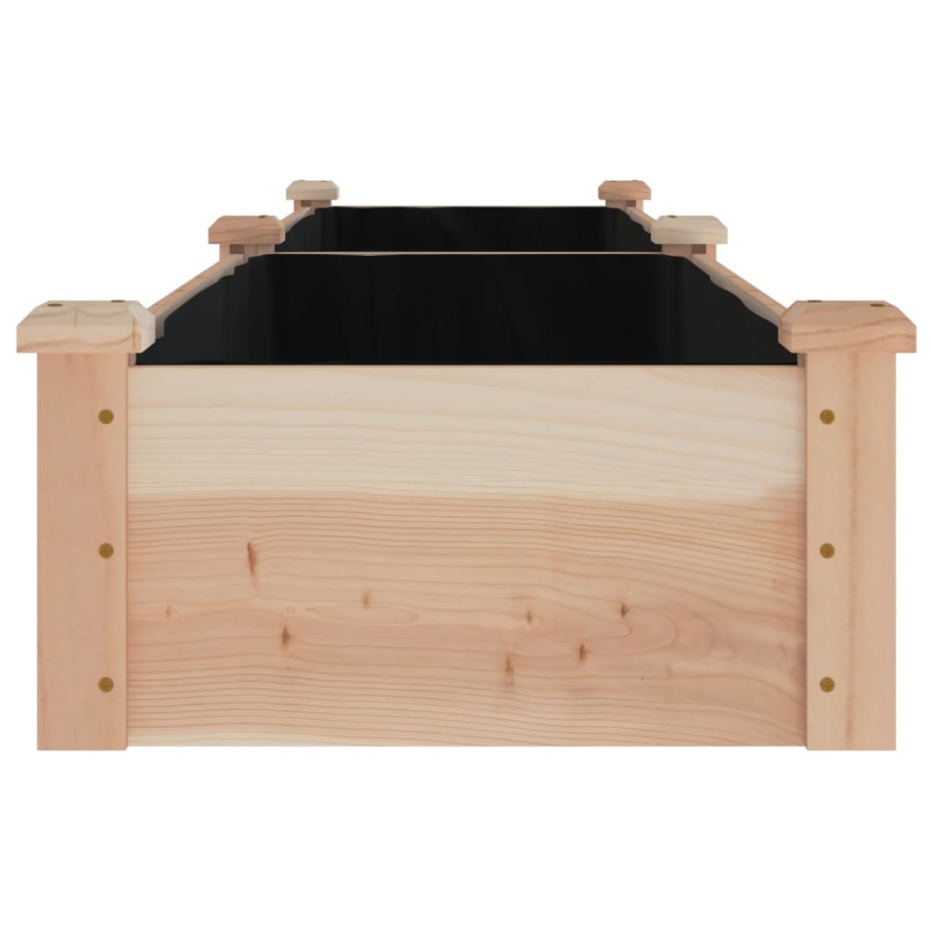 Jardinera Arriate Con Forro Madera Maciza Abeto 240x45x25 Cm_4