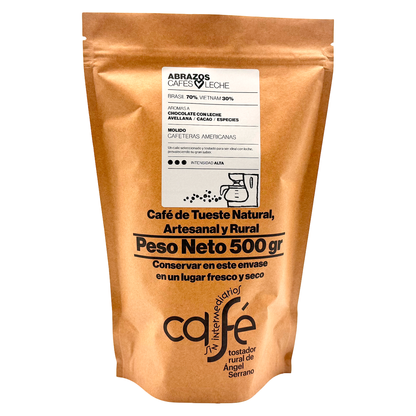 Cafe Sin Intermediarios Café Brasil Abrazos Molido Americana 500 G_0