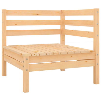 Juego De Muebles De Jardín 11 Piezas Madera Maciza De Pino / Vetonek_4