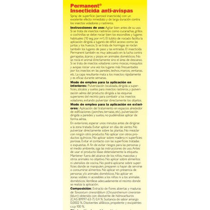 Inseticida anti-vespas permanente 500 ml Neudorff