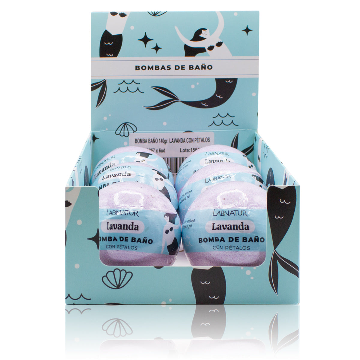 Bomba de Baño Espumosa Lavanda Con Pétalos Labnatur 140 g | Relajante | Aromaterapia | Spa En Casa_1
