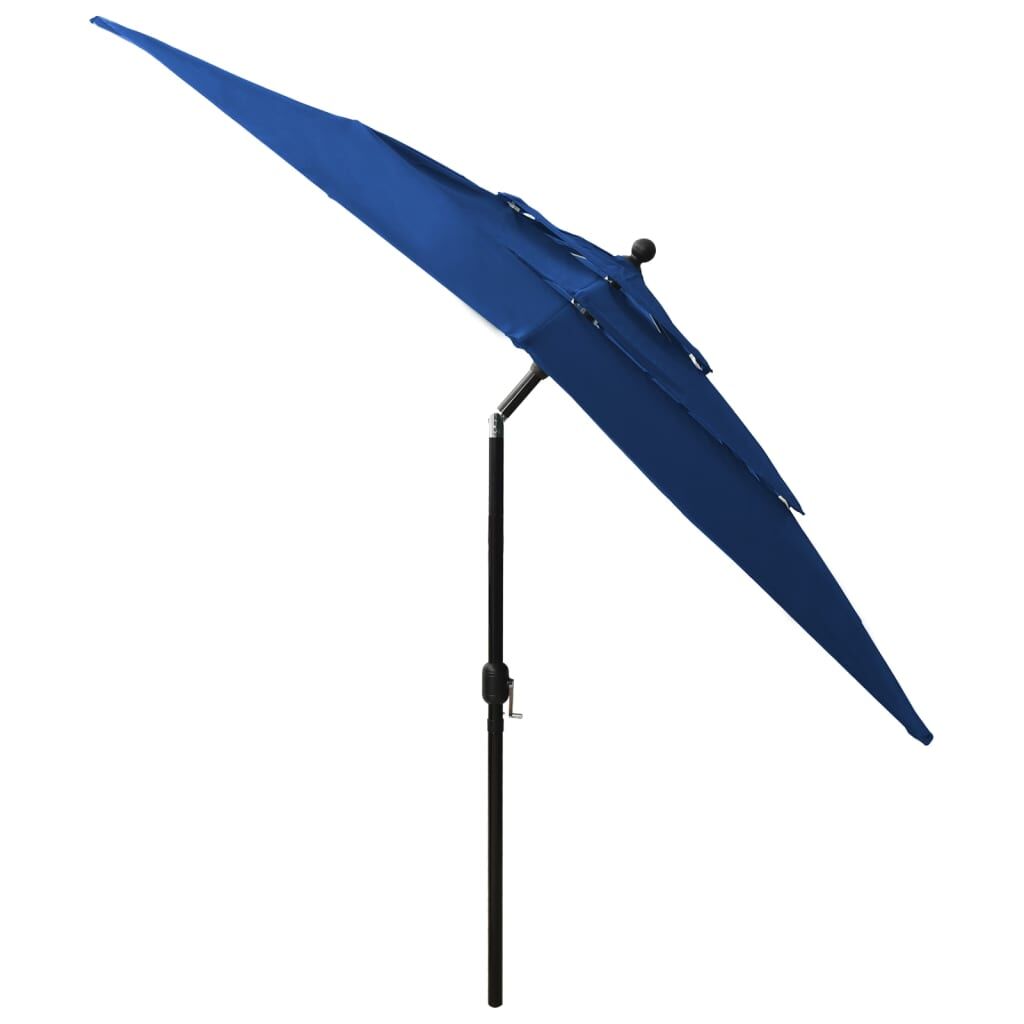 Vidaxl Sombrilla Jardín 3 Niveles Palo De Aluminio Celeste 2,5x2,5 M_3