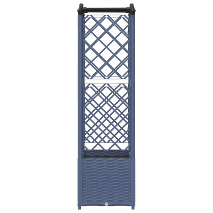 Cama Elevada Con Trellis Y Techo Gris 125 X 40 X 138 Cm Pp_4