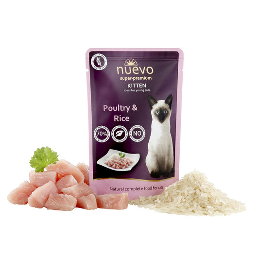 Novo Envelope Gato Junior Aves e Arroz 85 g