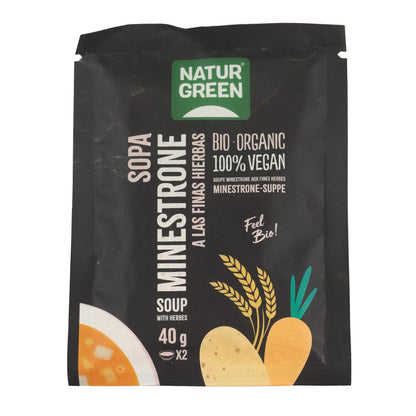 Sopa Minestrone Ervas Finas Bio Naturgreen 40g