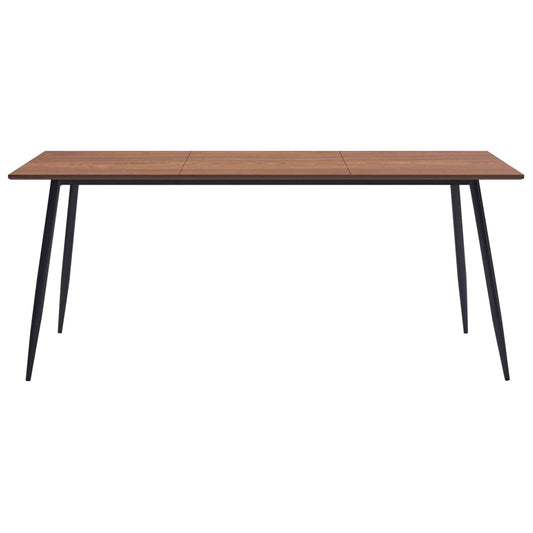 Mesa De Comedor De Mdf Marrón 180x90x75 Cm_0