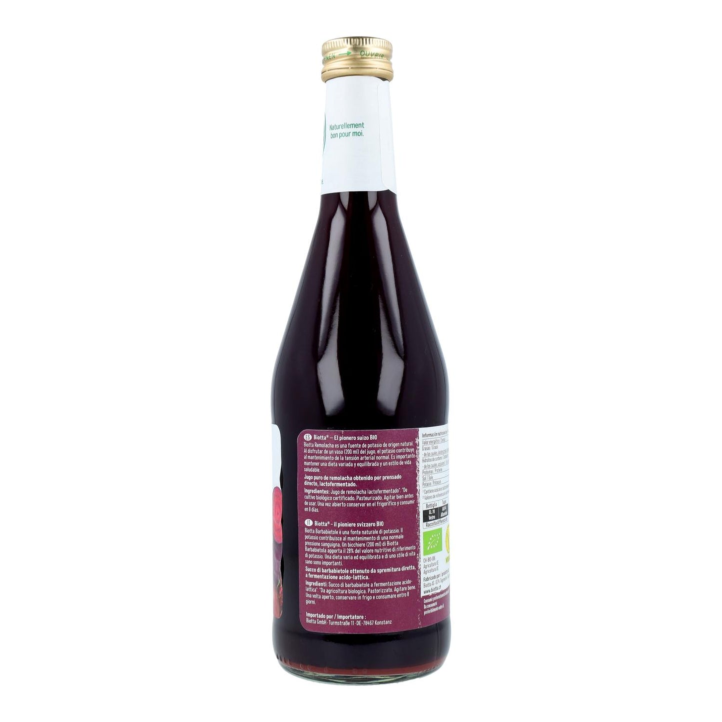 Sumo de Beterraba 500 ml Biotta