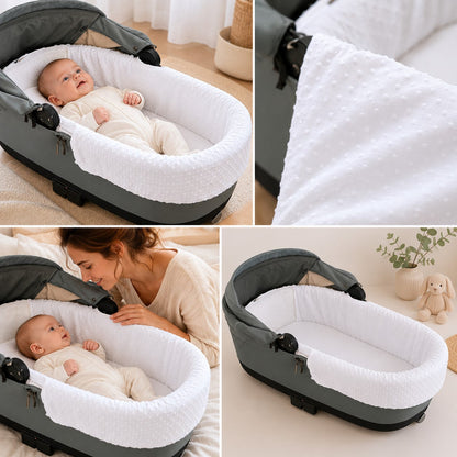 Funda Interior Capazo Cuco Universal Plumeti 80x40 Cm_1